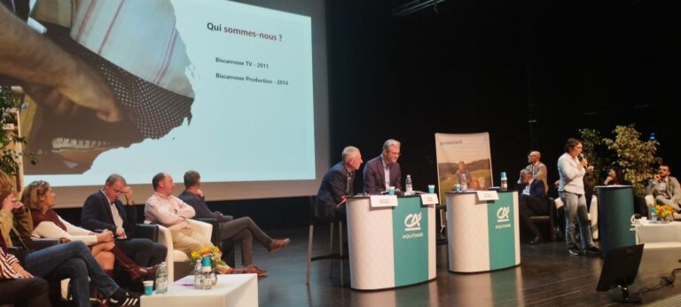 Une belle rencontre lors de l’Assemblée Générale du Crédit Agricole