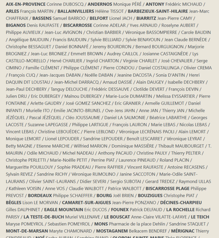 Une page un peu spéciale